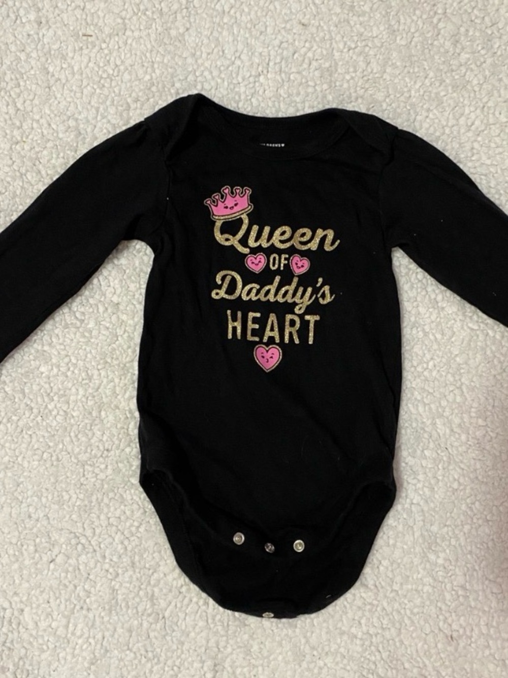 The children’s place girls size 9-12mo queen of daddy’s heart  Baby